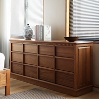 Commode en bois Merbau, style moderne du milieu du siècle, 12 tiroirs, pour chambre à coucher, armoire de rangement industrielle