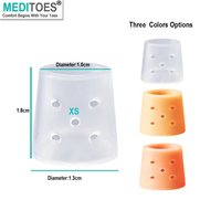 Protections d'orteils en silicone, manchons en gel respirants pour les ampoules, cors, orteils en marteau, coussinets d'orteils
