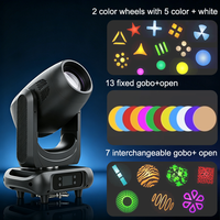 Igracelite 380W Beam Spot Wash 3-en-1 CMY Moving Head Light 382 LED Projecteur de Scène avec Zoom Prisme DMX512 pour Concert
