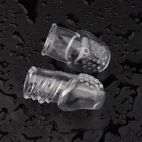 Pénis Extender Sleeve Préservatifs Réutilisables Silicone Gland Couverture Spike Dick Agrandissement Cock Ring Érection Sex Toys pour Hommes