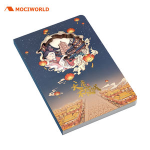 MOCIWORLD <span class=keywords><strong>Venta</strong></span> Directa <span class=keywords><strong>de</strong></span> Fábrica, Cuaderno <span class=keywords><strong>de</strong></span> Papel Creativo 3D Personalizado Hecho a Mano, Juego <span class=keywords><strong>de</strong></span> Diario para Estudiantes, 60 Páginas, Troquelado, Promocional - Product Image 3