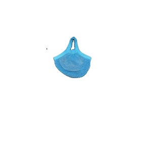 Sac à provisions en filet de coton à motif géométrique recyclable écologique personnalisé Lavable Usage quotidien pour les légumes Moyen certifié GOTS - Product Image 1
