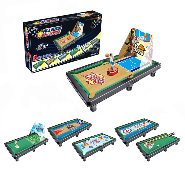 6 in1スポーツゲームミニゲームスポーツキッズインタラクティブゲーム