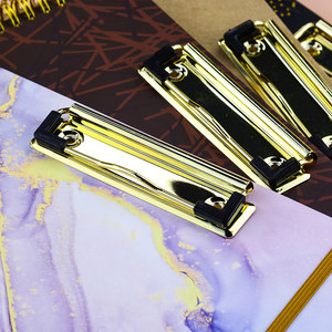 Nhà Máy bán hàng trực tiếp tùy chỉnh có thể gập lại xoắn ốc clipboard thư mục tập tin lưu trữ clipboard với bơm lại notepad Clip <span class=keywords><strong>Folio</strong></span> Board - Product Image 4