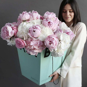 Nuova Borsa Porta Fiori Grande con Manico, Sacchetto di Carta per Confezioni - Product Image 3