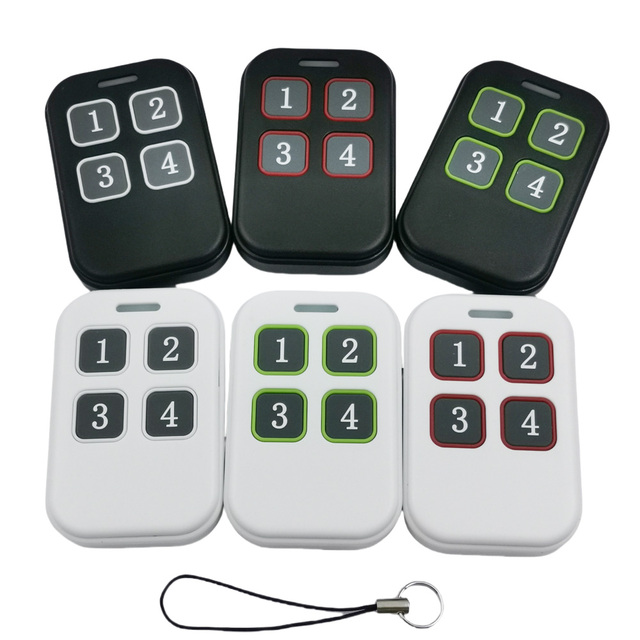 HOT 315MHz 433MHz 4 Buttons Remote Control Duplicator for Electric Gate Opener Garage Door Key Fob Cloning Replacement 1234Key