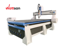 Wattsan 2025 M1 1325 1300*2500 6kw Machine de fraisage CNC pour bois et métal, routeur CNC 1300x2500 mm, machine de gravure pour portes en bois