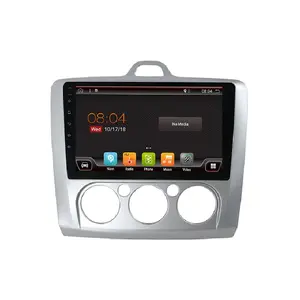 Rádio multimídia automotivo, rádio multimídia com android 9.0 para navegação gps, para ford focus 2 3 mk2/mk3 hatchback 2 din 2004 2005 2006 2007