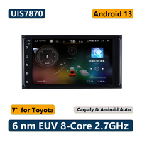 Radio Mobil LODARK UIS7870 Carplay Android 7 Inch 6nm Android 13 QLED Octa Core Android Car Stereo Pemutar Android Mobil untuk Toyota