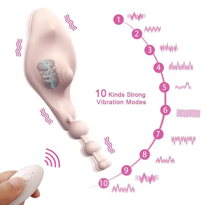 Vibrierender Klitoris stimulator Tragbare Fernbedienung 10 Vibrations modi Erotisches Spielzeug für erwachsene Frauen
