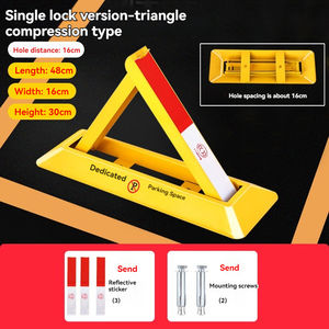 Prezzo di fabbrica su auto personale pieghevole riservata blocco spazio blocco barriere stradali categoria di prodotto - Product Image 3