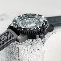 Fabricant de montres automatiques GMT personnalisées OEM ODM avec logo, plusieurs fuseaux horaires, heure mondiale, mécanique, acier inoxydable, 10 ATM, montre de plongée