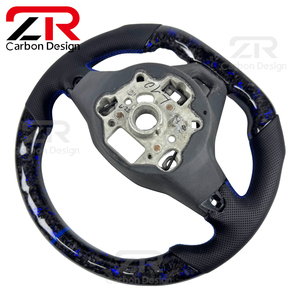 Volante de Fibra de Carbono Forjado para VW/Volkswagen <span class=keywords><strong>Golf</strong></span> <span class=keywords><strong>8</strong></span> MK8 Passat Touareg Tiguan Polo GTD MK7 MK6 R-Line CC Jetta - Product Image 3