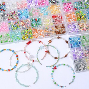 ชุดอุปกรณ์ทำสร้อยข้อมือลูกปัดขายดี ชุดทำเครื่องประดับ DIY ลูกปัดสำหรับทำเครื่องประดับ DIY และสร้อยข้อมือมิตรภาพ ของเล่นแสนสนุก - Product Image 6