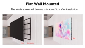 RGX P0.93 più alta definizione IP54 impermeabile pannocchia schermo da parete 600*337.5mm in alluminio HD 4K 8K schermo trasparente - Product Image 3