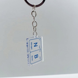 Llavero de la Tabla Periódica de los Elementos, Divertido Llavero Acrílico para Estudiantes, Ba Bi Es Be Ni Ce, Colgante para el Día del Maestro - Product Image 3