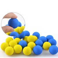 24mm 28mm 35mm 42mm Boule de Feu en Mousse pour Tir Extérieur Popper Petites Balles EVA pour Pistolet Jouet Canon Balle Pistolet pour Enfants