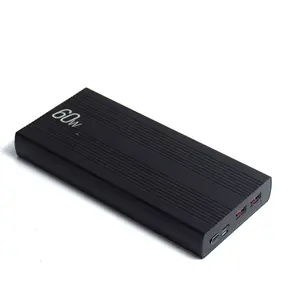 定制20000毫安60瓦PD 45瓦USB 18w家用电源银行itel芯片笔记本电脑旅行电源银行