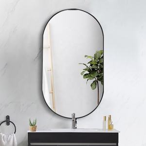 Fabbrica su misura di vendita calda decorazione di moda di alta qualità pista cerchio incorniciato <span class=keywords><strong>specchi</strong></span> spogliatoio specchio piano soggiorno camera da letto - Product Image 5