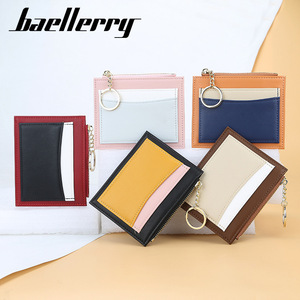 กระเป๋าใส่บัตรผู้หญิง Baellerry หนัง PU กระเป๋าใส่เหรียญแบบมีซิป ขนาดเล็กบาง ใส่บัตรเครดิต ใช้ได้ทุกวัน - Product Image 4