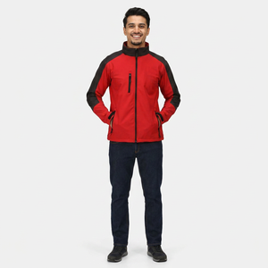 Vêtement de mode Nouveau design Veste softshell pour homme imperméable respirante à séchage rapide avec devant enduit personnalisé - Product Image 1