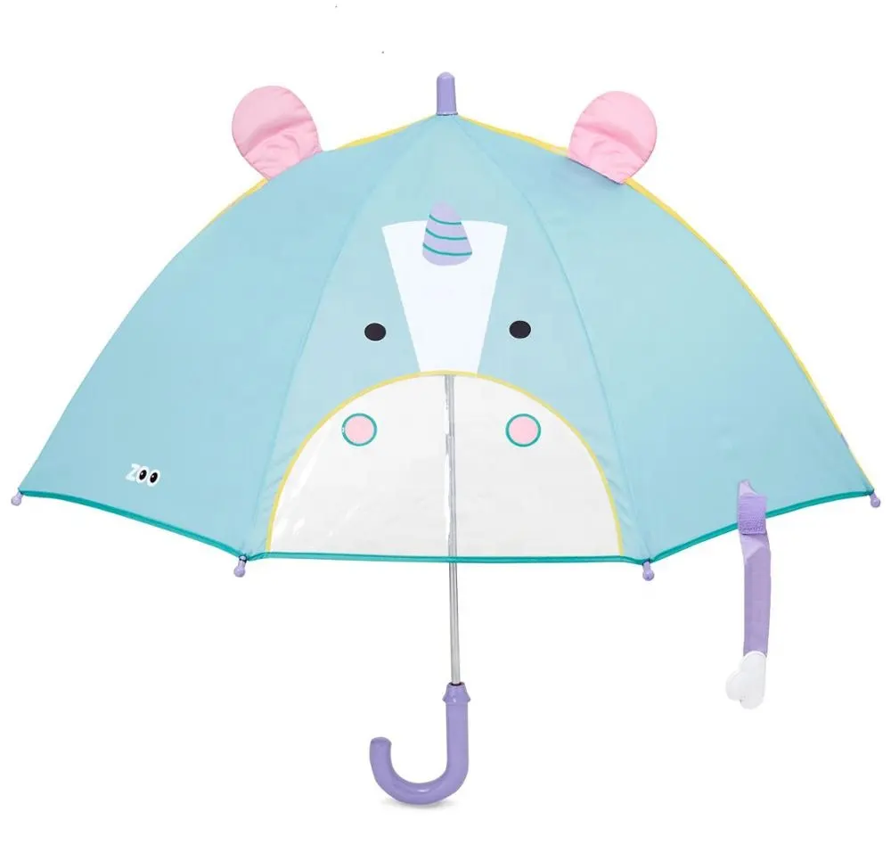 Parapluie pour enfants, bonne qualité, impression manuelle, animaux de vache mignons, ouvert et droit, parapluie pour enfants, avec frontal, offre spéciale