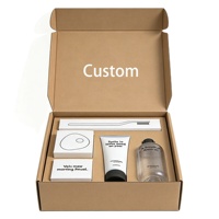 Boîte d'expédition en carton ondulé kraft personnalisable avec insert en papier pour vêtements – Offre spéciale