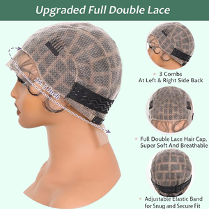 <span class=keywords><strong>Peluca</strong></span> de <span class=keywords><strong>trenzas</strong></span> de ganchillo sin pegamento HD Full Lace <span class=keywords><strong>con</strong></span> encaje transparente para estilo negro, 125 secciones, ideal para el Día de la Madre - Product Image 5