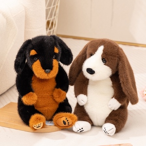 Nuovo arrivo peluche pigro orecchie lunghe cane imbottito decorazione per la casa per bambini regalo di compleanno morbido pigro cucciolo bambola giocattolo - Product Image 4