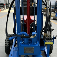 Foreuse hydraulique rotative Liyo pour puits d'eau, moteur diesel compact, portable pour usage agricole, profondeur max. 200 m, pompe à engrenages facile à utiliser