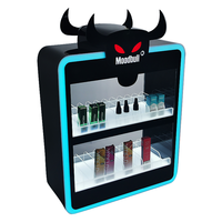 Vitrines LED personnalisées pour tabac et cigarettes, avec verrouillage et roulettes, pour magasins de détail