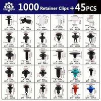 Kit de 1000 attaches universelles pour voiture, 30 tailles, boîte à 4 couches, fixations en plastique pour auto, vis d'expansion, rivets, vente en gros
