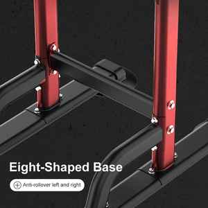 Barra de <span class=keywords><strong>dominadas</strong></span> multifuncional con altura ajustable para entrenamiento de fuerza y soporte para manos <span class=keywords><strong>en</strong></span> el suelo. - Product Image 4