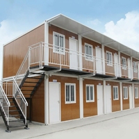 Maison conteneur pliable de luxe de 20 pieds, construction préfabriquée à assemblage rapide et personnalisable pour villas, appartements, bureaux, parcs, hôtels