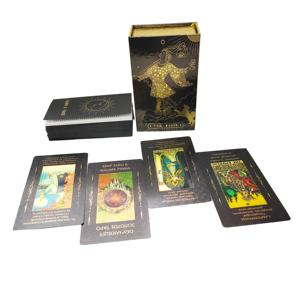 Mejor Precio, <span class=keywords><strong>Cartas</strong></span> del Tarot con Lámina Metálica, <span class=keywords><strong>Cartas</strong></span> <span class=keywords><strong>de</strong></span> Oráculo Personalizadas para <span class=keywords><strong>Lectura</strong></span> del Tarot con Guía - Product Image 3
