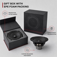Haut-parleur de voiture OEM 6,5 pouces Midbass Woofer avec cône en papier, suspension en tissu, panier en fer 120W/240W 4 Ohms