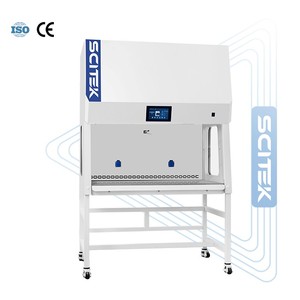 Gabinete de flujo laminar vertical SCITEK, superficie de trabajo de 730 mm de altura, filtro HEPA, control con pantalla táctil, pantalla LCD, acero inoxidable 304 - Product Image 1