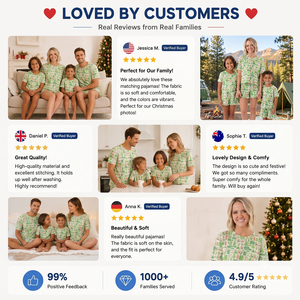 Pijamas Familiares de Bambú Modal con Certificación OEKO-TEX, Estampado de Campamento, para Mamá e Hijos, con Volantes, Ropa de Dormir Corta, Logotipo Personalizado - Product Image 3