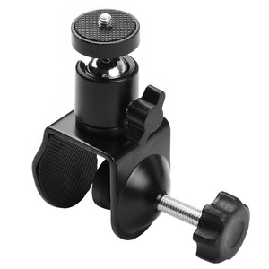 <b>U</b> Type <b>Clamp</b> With Ball Head 1/4-20 Screw Mount Aluminum Alloy Portable Camera Mount - Product Image 2