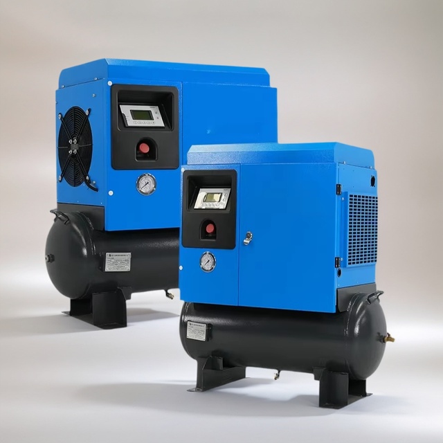 Air Compressor 3.7kw 4.5kw 5.5kw 7.5kw All in One Screw Air Compressor Price for Industrial Machine