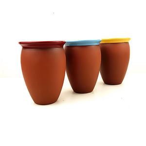 طين طين تراكوتا سيراميك 12 أونصة كوب شرب مخصص لتكيلا مرغريتا موجيتوس - Product Image 6