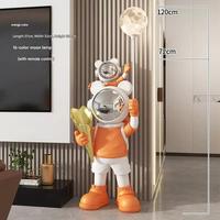 Décor à la maison INS Parent-enfant astronaute Vase lune lampe au sol grand ornement décoratif pour maison résine artisanat cadeau