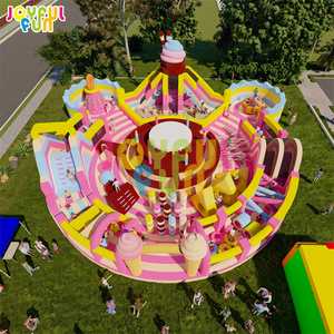 JOYFUL FUN Parco Gonfiabile Commerciale: Immergiti nel Sogno dei Dolci Parco Tematico Gonfiabile Parco di Giochi Gonfiabili - Product Image 2