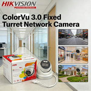 Caméra réseau tourelle fixe <span class=keywords><strong>Hikvision</strong></span> DS-2CD2367G3-LI(2U)Y 6 MP Smart Hybrid Light avec ColorVu, détection de personnes et de véhicules, audio - Product Image 1