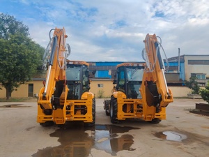 <span class=keywords><strong>Mini</strong></span>-chargeuse compacte hydraulique 4x4 de marque chinoise, chargeuse frontale, chargeuse-pelleteuse, capacité de charge nominale de 2500 kg, JCB 3CX 4CX CAT - Product Image 5