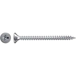 Fischer 551159 Tornillo aglomerado 4,5mm 40mm Ranura cruzada Pozidriv galvanizado 500St. (940910277255) - Product Image 1