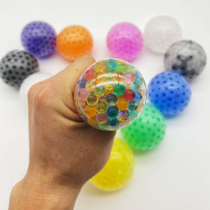 Jouet sensoriel anti-stress à billes d'eau, disque à presser fait main - Product Image 2