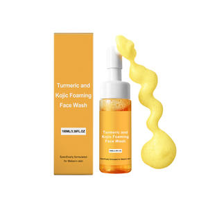 Espuma limpiadora de cúrcuma, espuma densa, hidratante y suave, limpieza diaria cómoda y refrescante, control de grasa. - Product Image 1