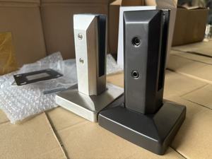 Hl thép không gỉ Duplex 2205 màu đen kết thúc hồ bơi hàng rào lan can kính không khung lan can có thể điều chỉnh Spigot - Product Image 4