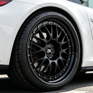 Jantes Bku 3 pièces E88 pour <span class=keywords><strong>Porsche</strong></span> 991 <span class=keywords><strong>Carrera</strong></span> <span class=keywords><strong>4S</strong></span> 911 Turbo S 992 GT3 RS 19 20 21 pouces, jantes en alliage noir personnalisées à double bordure - Product Image 5